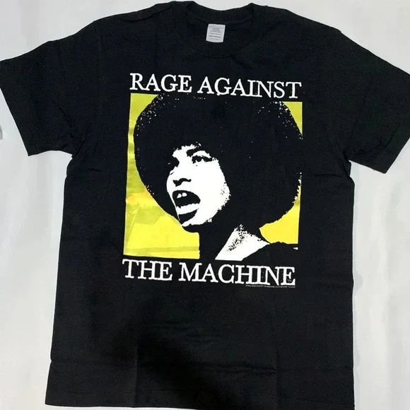 Rage Against The Machine Angela Davis Tshirt Rage Against The Machine - Picture 1 of 4